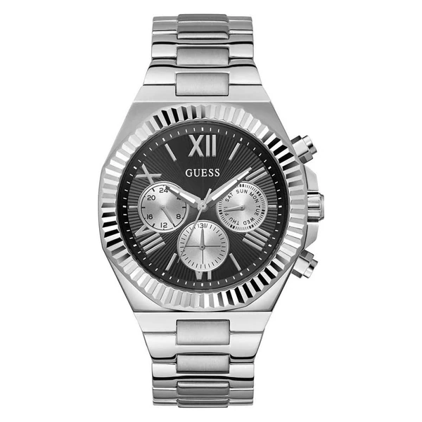 Guess Mens Silver Tone Multi Function Watch  Model awhd ca b0crdzr5bx 1