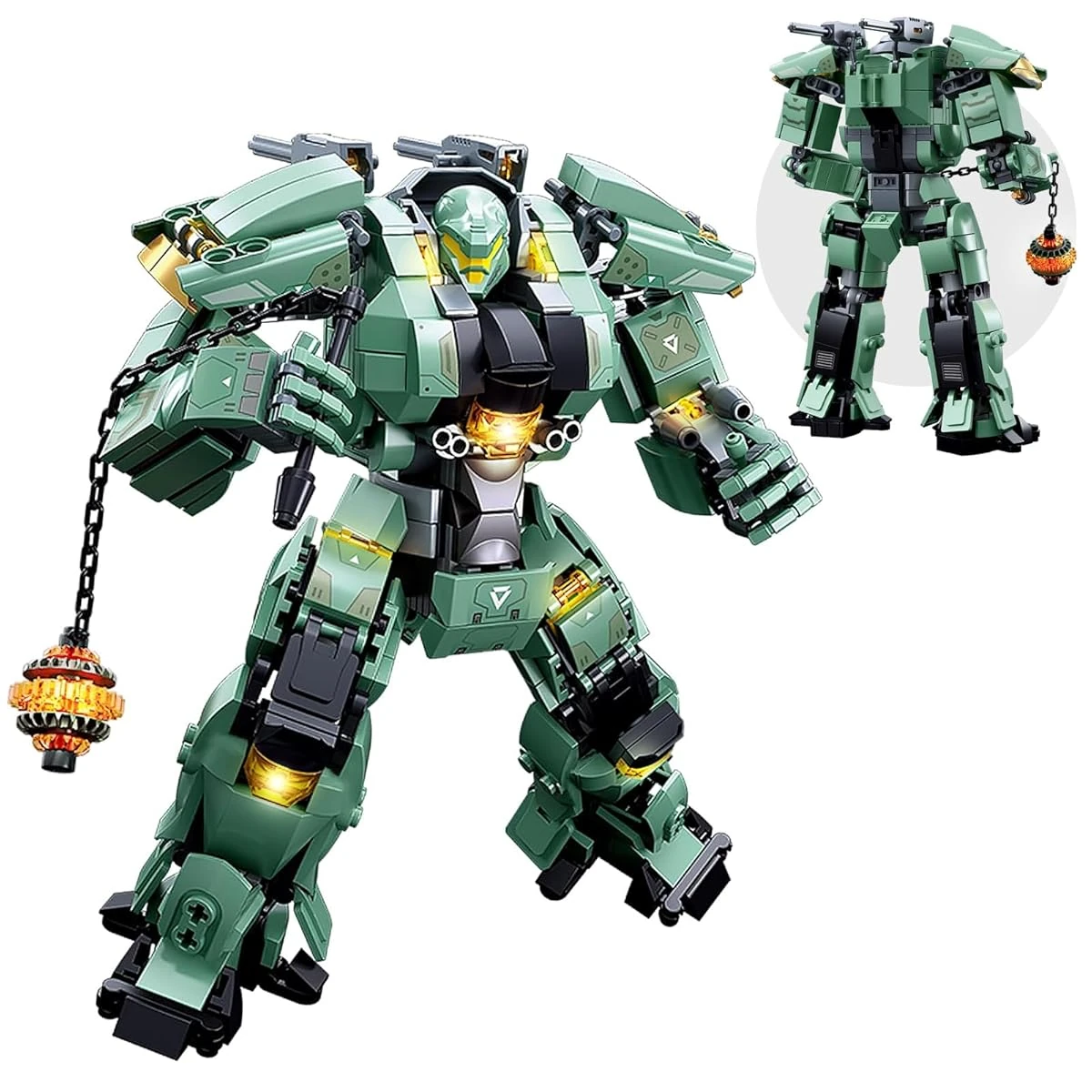 HIGH GODO Transforming Mech Robot Building Blocks  awhd ca b0ckkkff5j 1