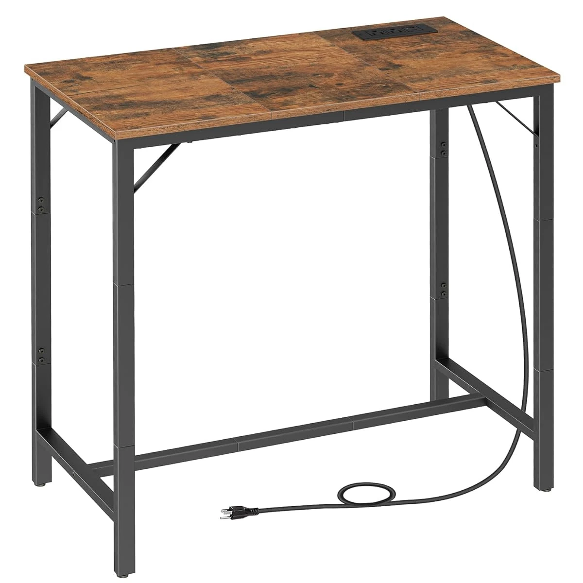 HOOBRO Bar Table with Charging Station  Rectangula awhd ca b0clvfx59z 1
