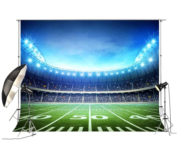 HUAYI Football Field Backdrop Newborn Photography  awhd ca b07n3rgjyz 1