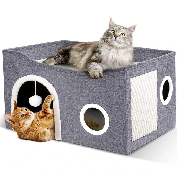 Heeyoo Cat House for Indoor Cats   Large Cat Bed C awhd ca b0cmqb9plh 1