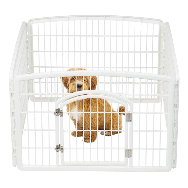 IRIS USA 4 Panel Dog Pen with Door  60 cm Tall Fol awhd ca b00d5p846y 1