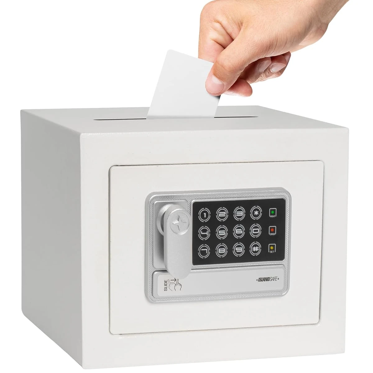 ISLANDSAFE Electronic Drop Small Safe Box Money Ca awhd ca b0btclm6xy 1