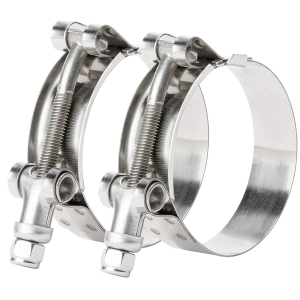 ISPINNER 2 Pack 4 Inch Stainless Steel T Bolt Hose awhd ca b07xt5l6pb 1