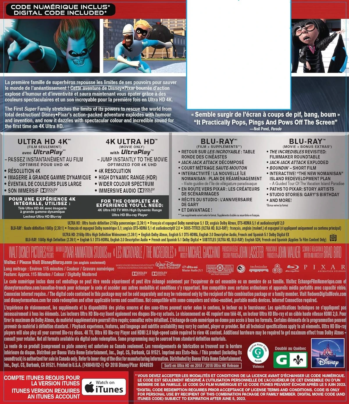 Incredibles  The  Blu ray   Bilingual  awhd ca b07c5k7qfd 1