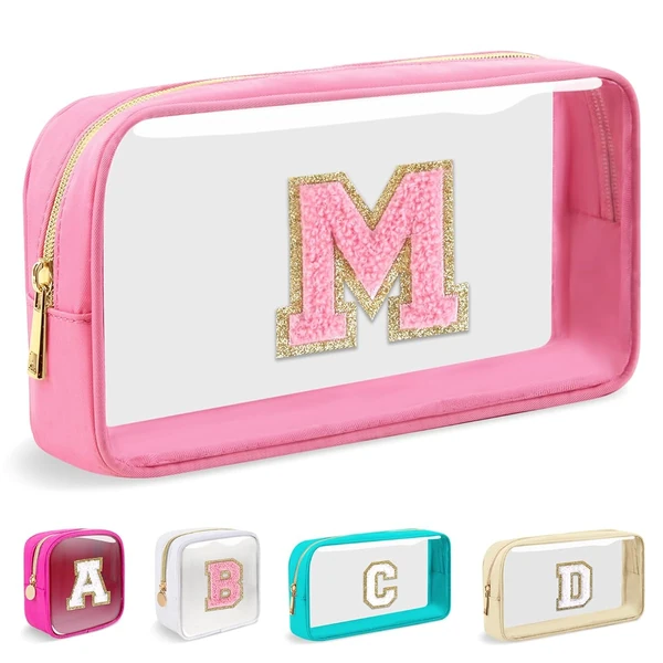Iqimott Mini Clear Personalized Initial Makeup Bag awhd ca b0d1fw9qmb 1