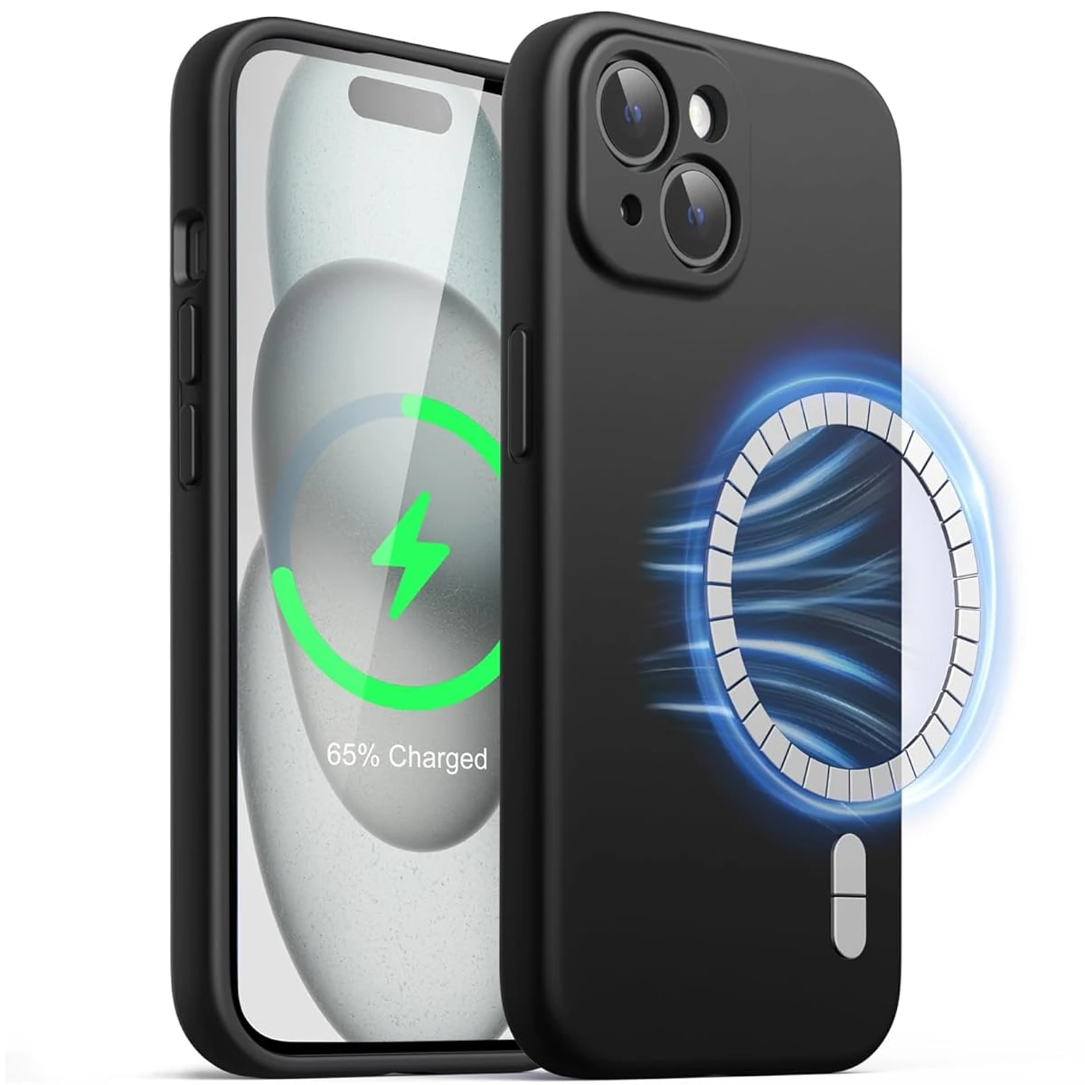 JETech Magnetic Silicone Case for iPhone 15 Plus 6 awhd ca b0ccxhcmxb 1