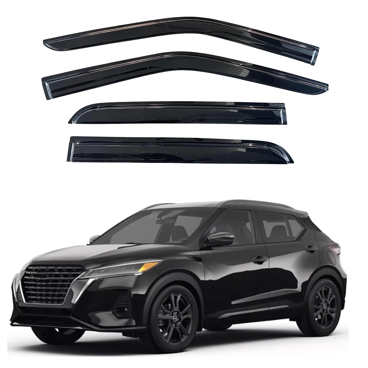 KPY Window Visor Compatible with Nissan Kicks 2018 awhd ca b0crljqhqs 1