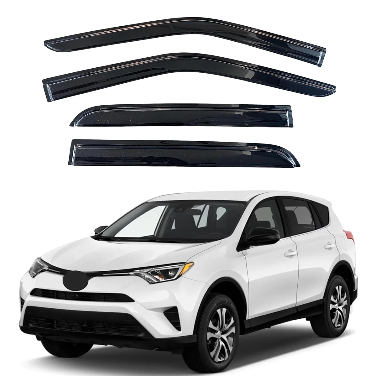 KPY Window Visor Compatible with Toyota RAV4 2013 awhd ca b0d3y3jh2g 1