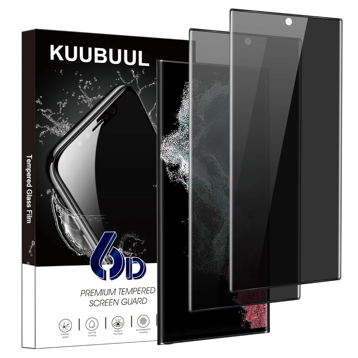 KUUBUUL Privacy Screen Protector for Samsung Galax awhd ca b0fj71f5w8 1