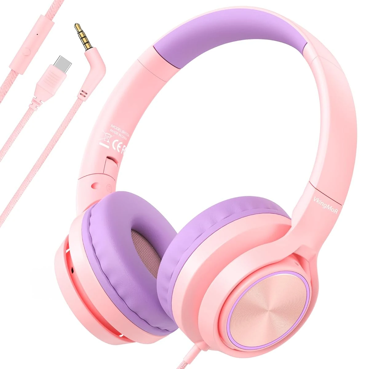 Kids Headphones for School Travel Upgrade USB Typ awhd ca b0dk6jj9bm 1