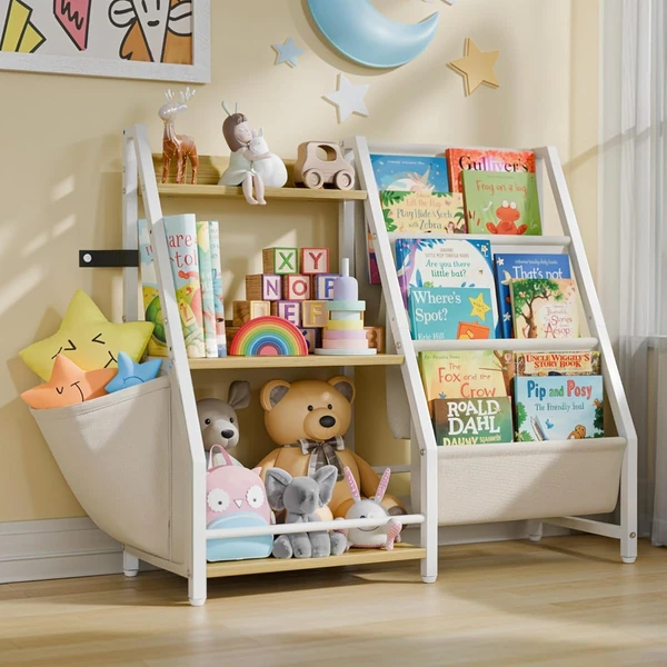 LATIBELL 3 Tier Kids Bookshelf and Toy Storage  Bo awhd ca b0d1yddhbv 1