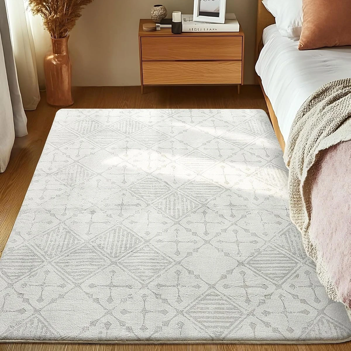 Leesentec Area Rugs Moroccan Geometric Stripe Rug  awhd ca b0dsh8ly9s 1