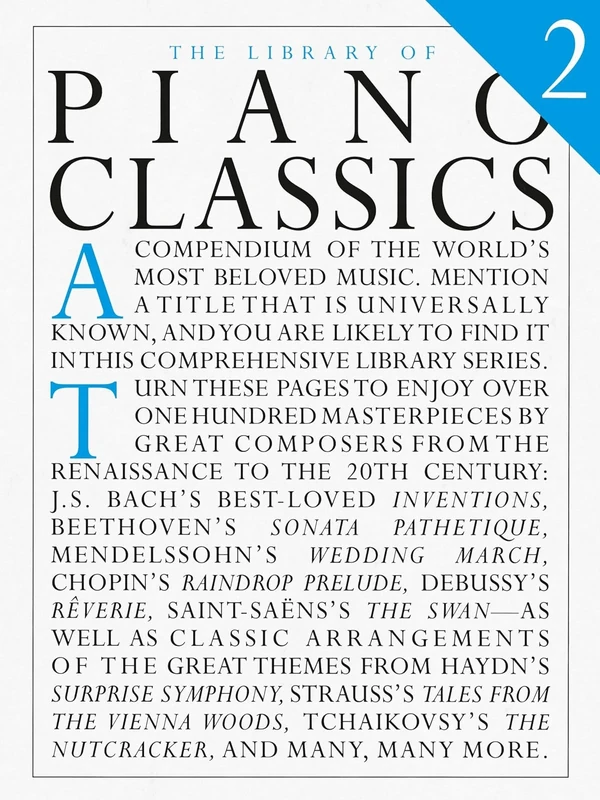 Library of Piano Classics 2  Piano Solo awhd ca 0825613779 1