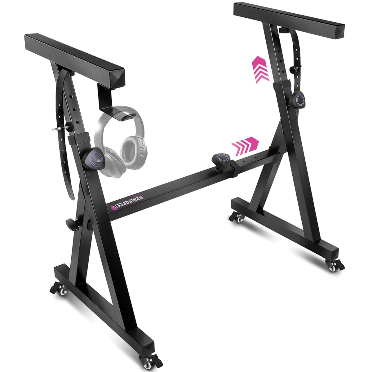 Liquid Stands Keyboard Stand w Wheels Black Z S awhd ca b079ywmh91 1