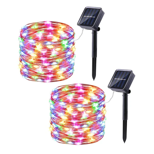 Lomotech Solar String Lights Outdoor   2 Pack Tota awhd ca b0fgcxs3sj 1