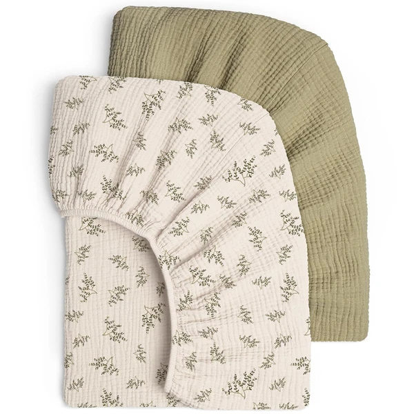 Lulumoon Crib Sheet Muslin for Baby  Soft Cotton C awhd ca b0dcg29z82 1