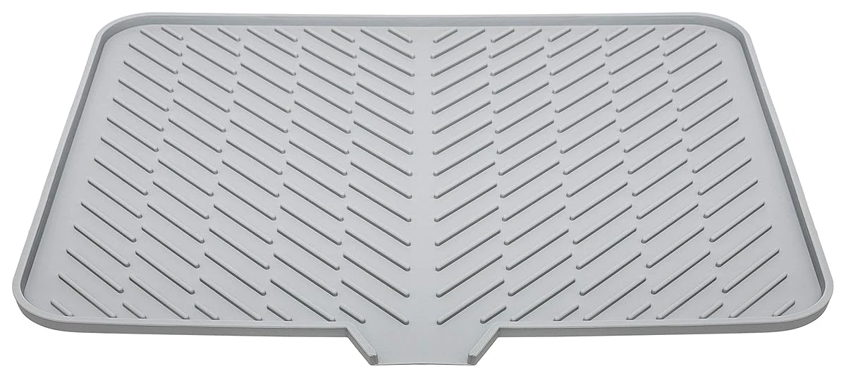 Luxet Silicone Dish Drying Mat with Built in Drain awhd ca b08742mp2v 1