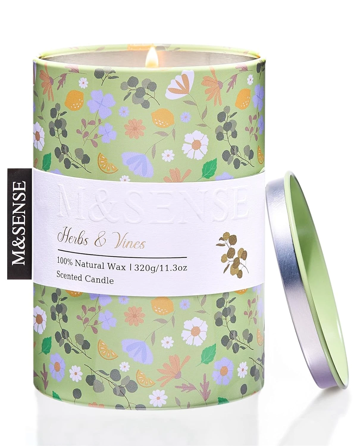 M SENSE Herbs Vines Natural Soy Candles 11 3oz Gr awhd ca b0dp4szd4h 1