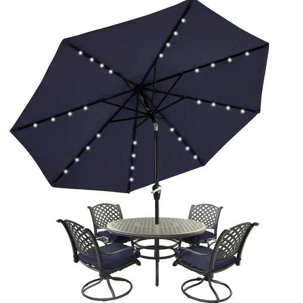 MASTERCANOPY Patio Umbrella with 32 Solar LED Ligh awhd ca b08c59ypsf 1