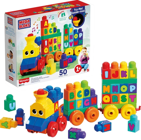 MEGA BLOKS First Builders Toddler Building Blocks  awhd ca b079kktvsw 1