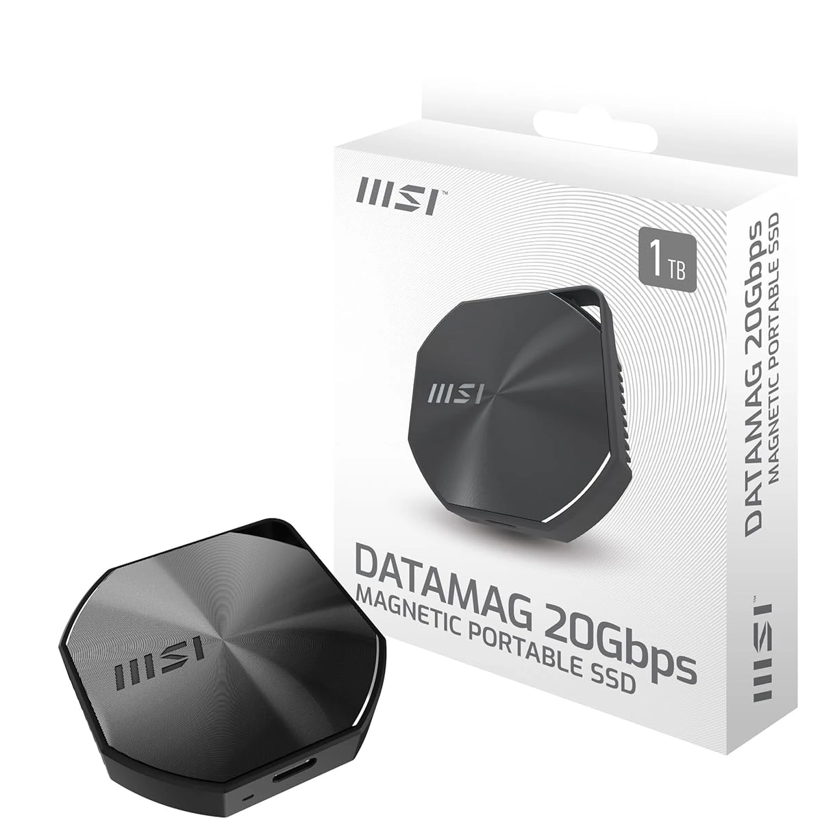 MSI DATAMAG 20Gbps 1TB Portable SSD  1TB External  awhd ca b0dm4j19q5 1
