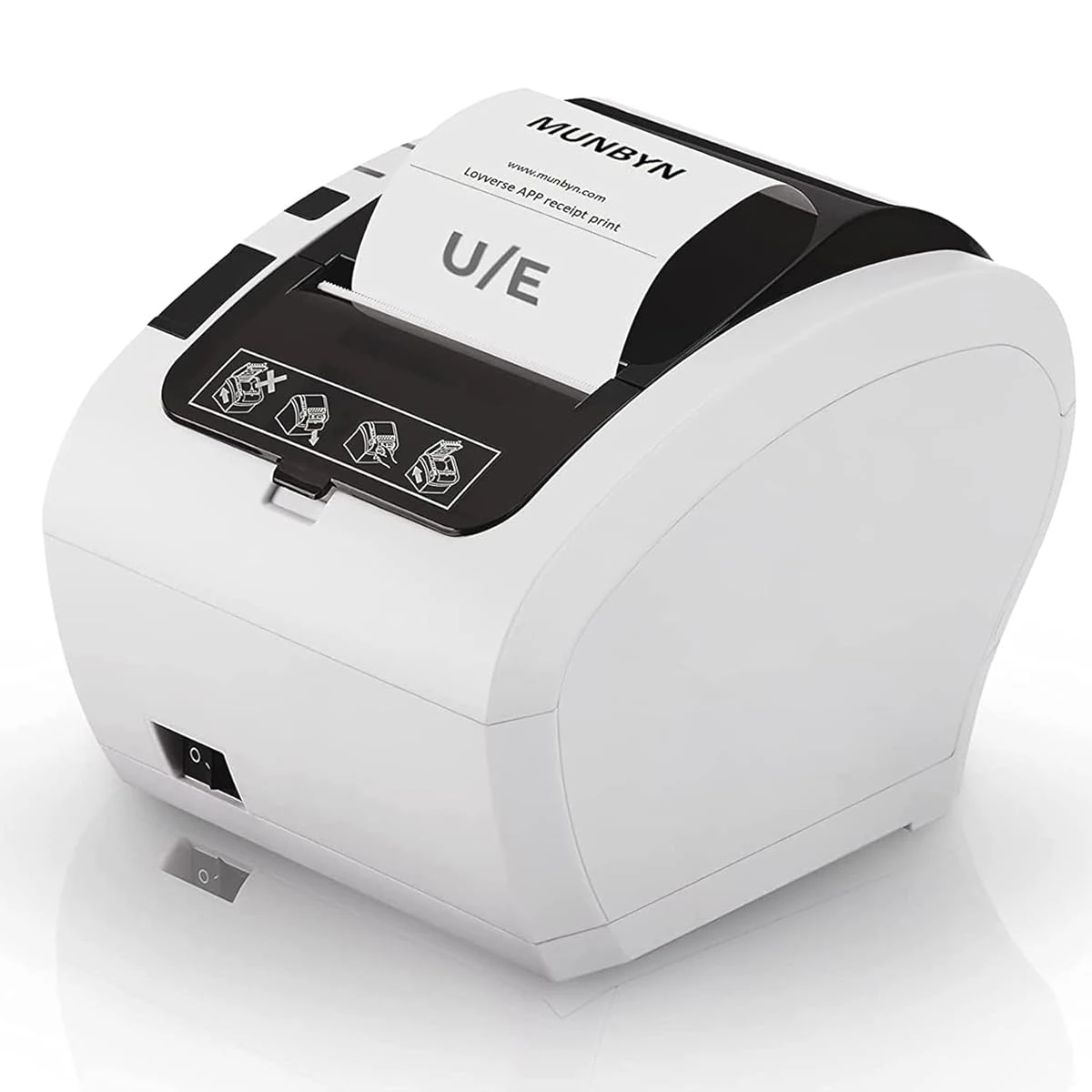 MUNBYN Receipt Printer 80mm with USB Ethernet Port awhd ca b07btcw3t2 1