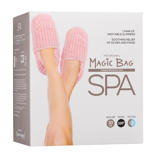 Magic Bag Spa Collection Heatable Slippers Pink Pl awhd ca b0bzjyxnv5 1
