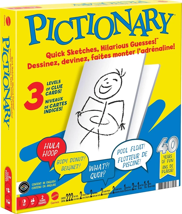 Mattel Games Pictionary Board Game  Drawing Game f awhd ca b0145gmv7y 1