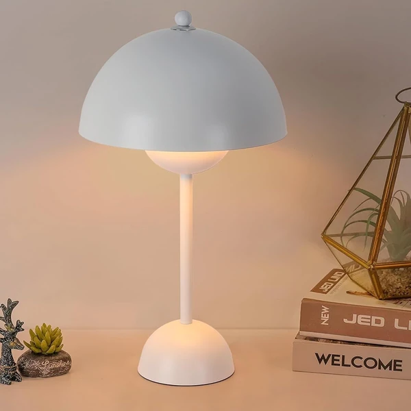 Modern Small Table Lamp for Bedroom  Cute Dome Sha awhd ca b0ckz4svgz 1