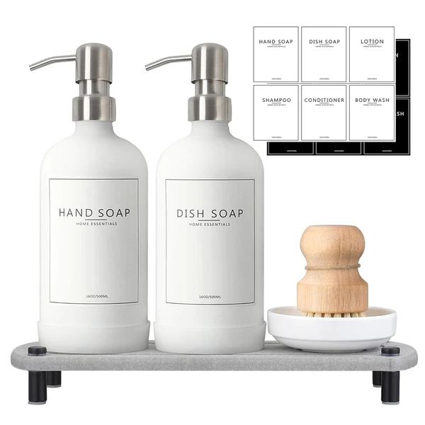 NEECZS Kitchen Soap Dispenser Set with Instant Dry awhd ca b0dm5j815s 1