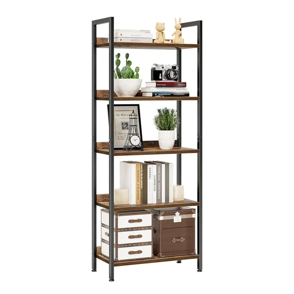 NUMENN Bookshelf  5 Tier Bookshelves  Home Office  awhd ca b0cgqsy3w5 1