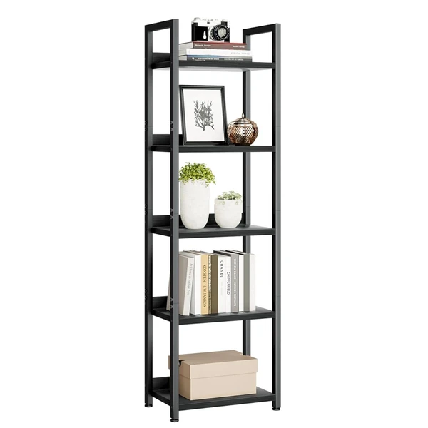 NUMENN Narrow Bookshelf  5 Tier Bookshelves  Home  awhd ca b0csd5ryyc 1