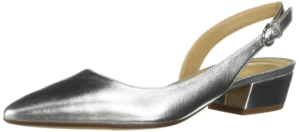 Naturalizer Women s Banks Shoe  Silver  6 5 M US awhd ca b07msfx413 1