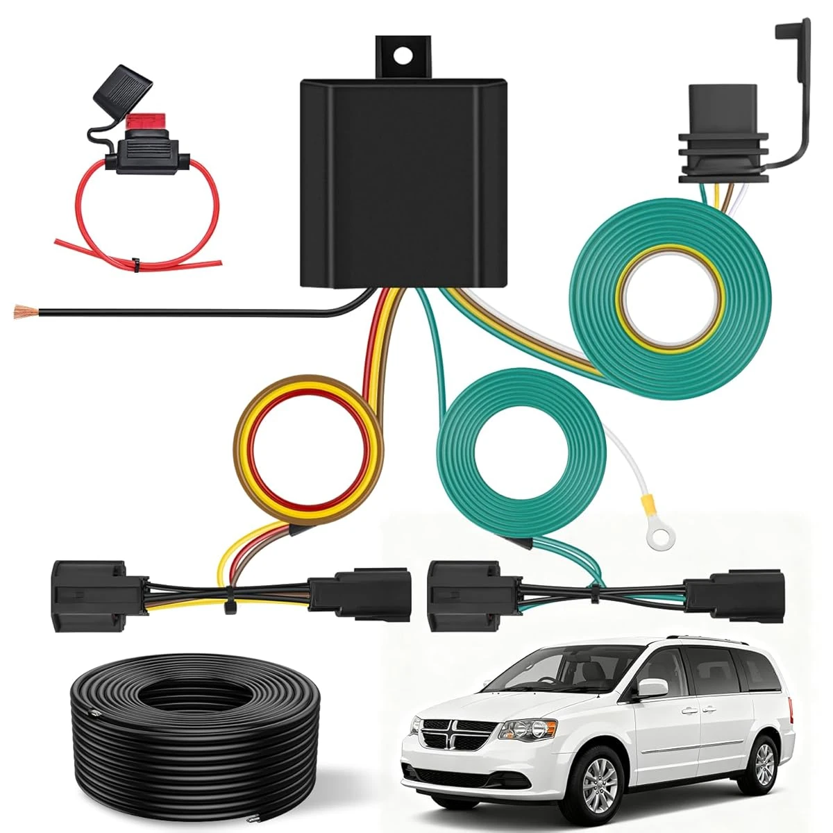 Nilight 4 Pin Trailer Wiring Harness Kit 56331 for awhd ca b0d5y14mjq 1