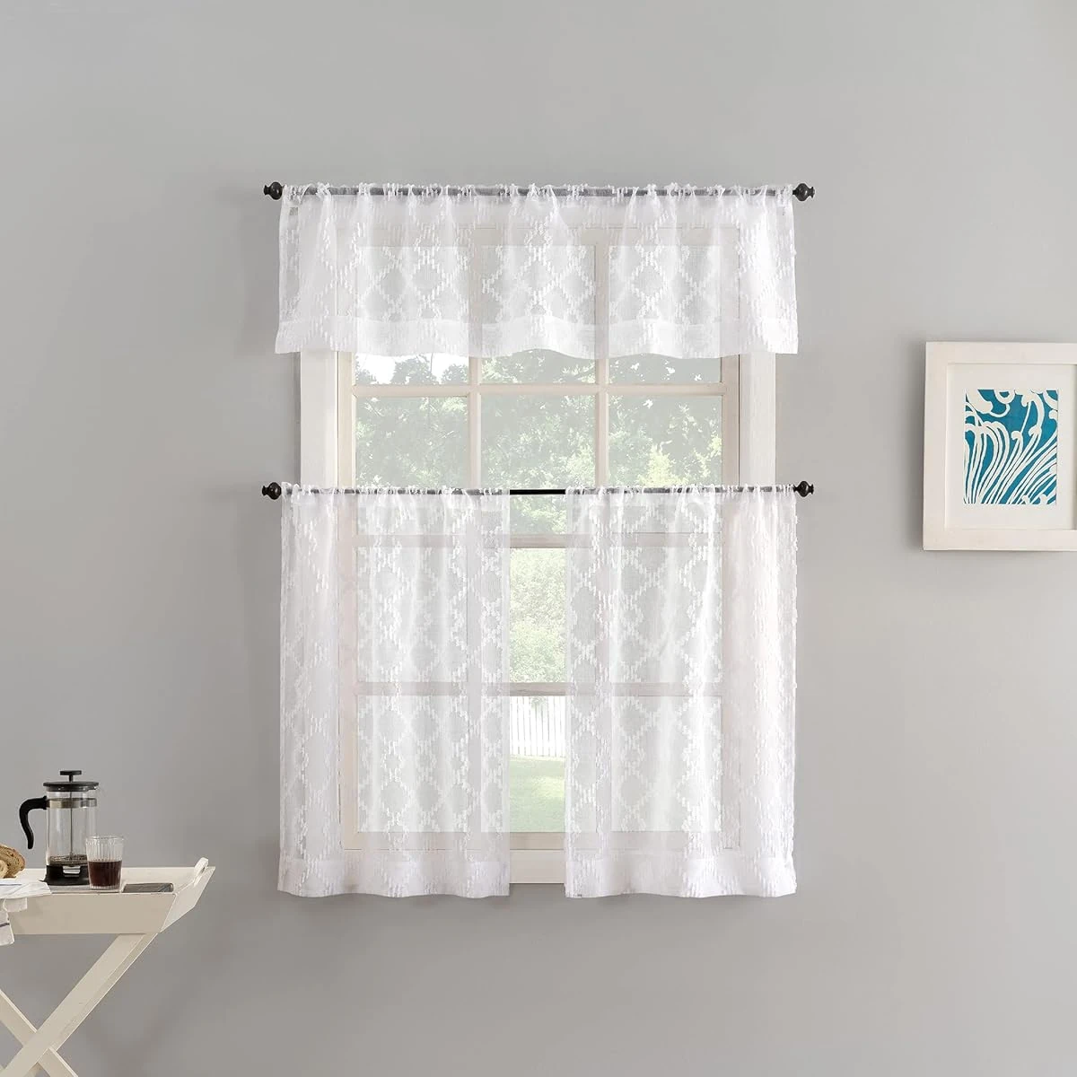 No  918 Tina Geometric Clipped Semi Sheer Rod Pock awhd ca b0bzqcjtdb 1