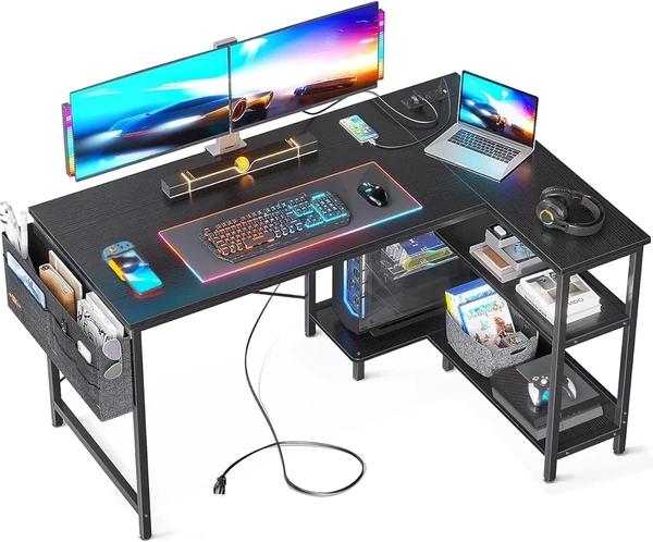 ODK 48 Inch Small L Shaped Gaming Computer Desk wi awhd ca b0bs6gs4st 1