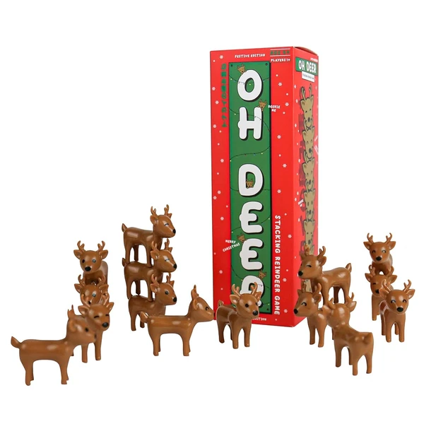 Oh Deer 15 Pieces Christmas Stacking Game Reindeer awhd ca b09f6y56lp 1