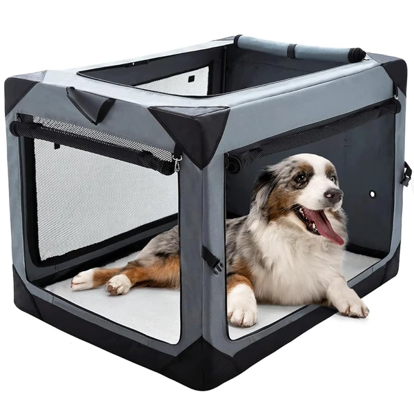 Pettycare 36 Inch Collapsible Crate for Large Dogs awhd ca b0bdfqq22f 1