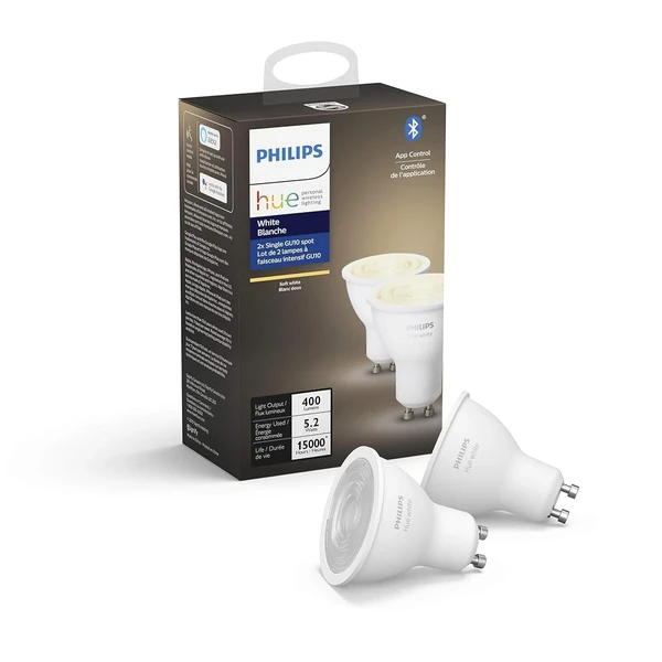 Philips Hue 548800 Huew 6W GU10 2P Ca Blurbs  A Ce awhd ca b07rrkhkd4 1