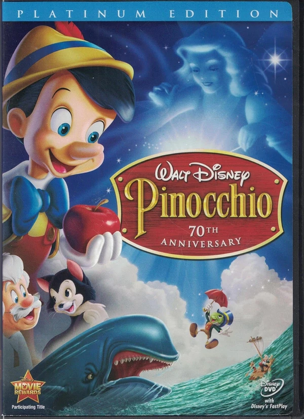 Pinocchio  2 Disc 70th Anniversary Platinum Editio awhd ca b001ilfudc 1