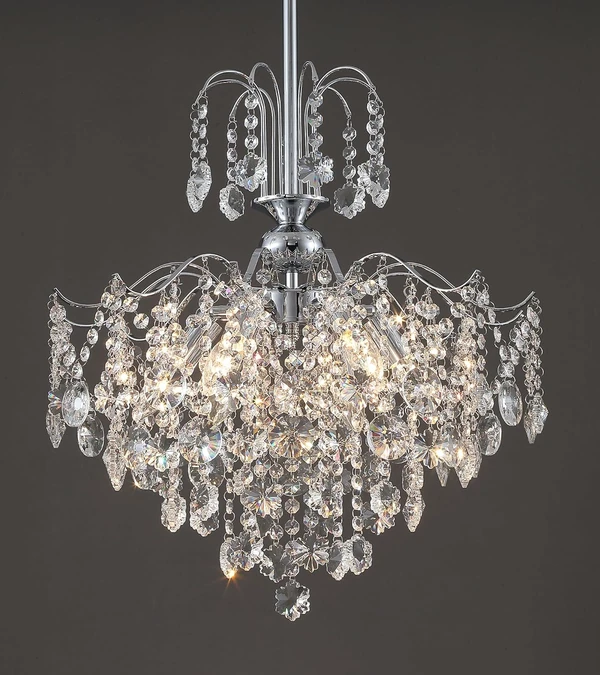Q S Modern Crystal Chandelier Chrome Pendant Light awhd ca b0csst3nqy 1