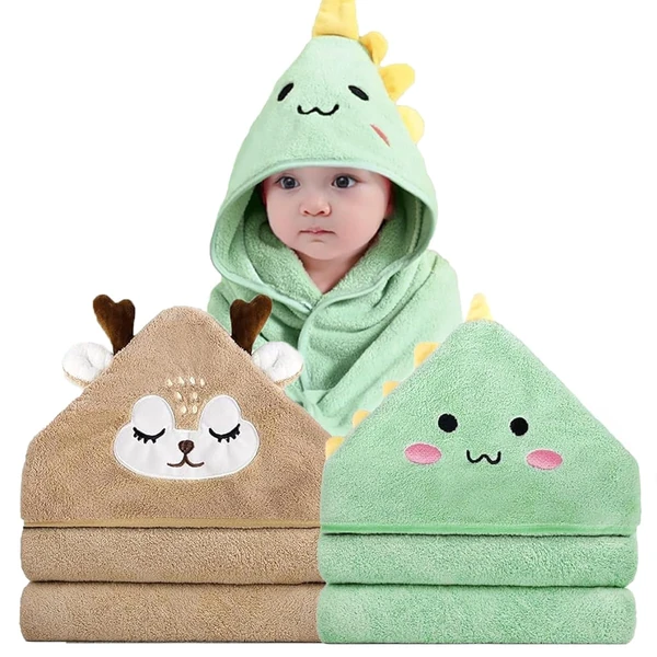 ROXANEPIG 2 Pack Hooded Baby Towels   Premium Ultr awhd ca b0fhkrc3v4 1
