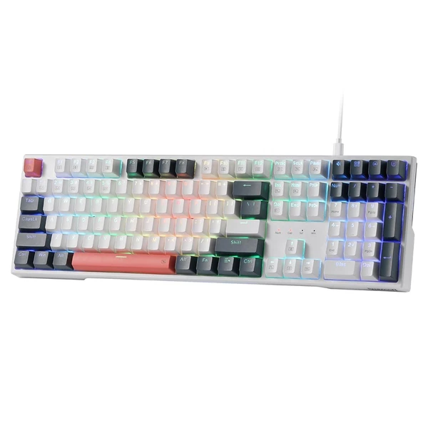 Redragon K668 RGB Gaming Keyboard  108 Keys Wired  awhd ca b0cdwp1d58 1