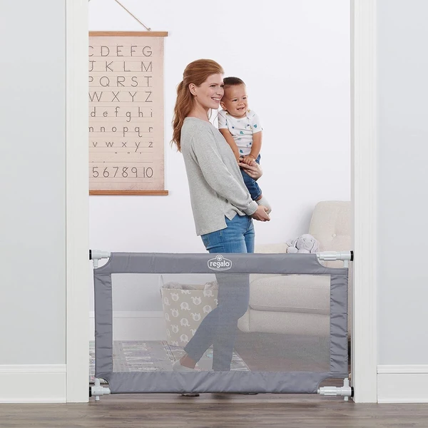 Regalo 50  Extra Wide Gray Expandable Mesh Gate  P awhd ca b092xtzvbx 1