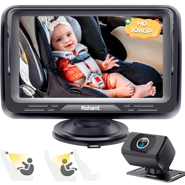 Rohent Baby Car Camera HD 1080P   Rear Facing Infa awhd ca b0dnsrdlcv 1