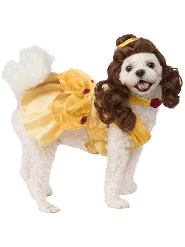 Rubie s Disney  Princess Pet Costume  Belle  Mediu awhd ca b07cmg1pyp 1