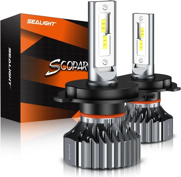 SEALIGHT 9003 H4 HB2 LED Headlight Bulbs  32000 Lu awhd ca b07cg1z9x4 1