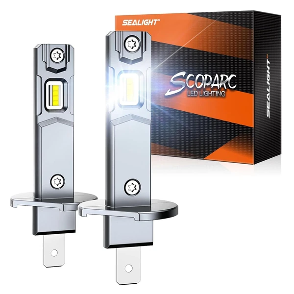 SEALIGHT H1 LED Headlight Bulbs  S2S 1 1 Design 80 awhd ca b0d9k626bb 1