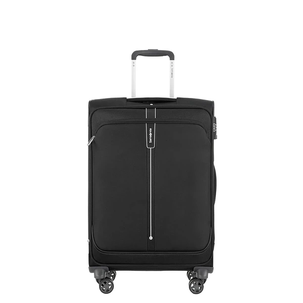 Samsonite Popsoda Spinner Medium Expandable Black awhd ca b07xvz59km 1